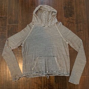 the lady and the sailor vintage striped hoodie